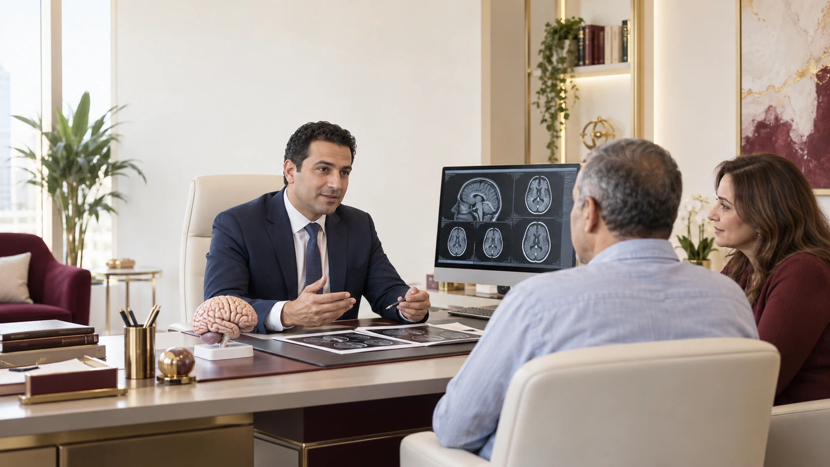 استشارة مخ وأعصاب لمراجعة أشعة المخ وخطة المتابعة بعد السكتة الدماغية